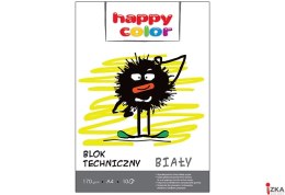 Blok techniczny biały A3, 170g, 10 ark, Happy Color HA 3550 3040-0