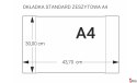 Okładka standard zeszytowa A4 - 300 (25) z kod. na szt. OZK-02 BIURFOL