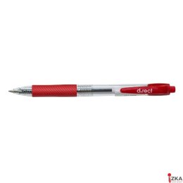 Długopis automatyczny D.RECT 294A czerwony 101322 LEVIATAN
