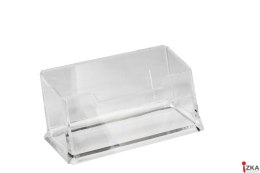 Przybornik na wizytówki K-057 przezroczysty 009112 LEVIATAN stojak