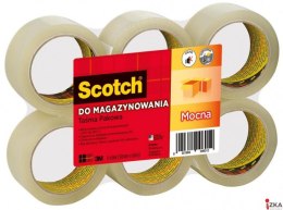 Taśma pakowa do wysyłek SCOTCH HEAVY, BARDZO MOCNA, kauczukowa, 50mm, 66m, transparentna UU005262835