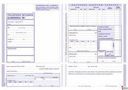 505-3 Polecenie wyjazdu służbowego MICHALCZYK&PROKOP A5 40 kartek