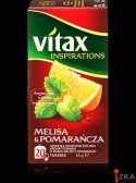 Herbata VITAX INSPIRATIONS Melisa&pomarańcza (20 saszetek) 33g zawieszka