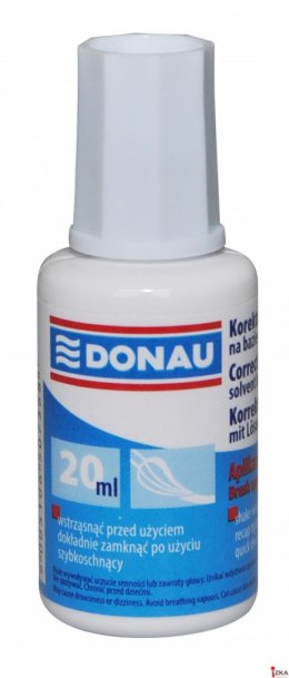 Korektor w płynie z pędzelkiem 20ml DONAU 7615001-99