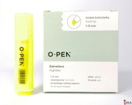 Zakreślacz żółty DH106 OPEN