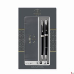 Zestaw SONNET BLACK CT_(Długopis + Pióro kulkowe) PARKER 2093259