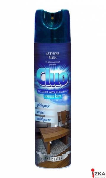 Spray przeciw kurzowi do mebli Antystatyk 300ml CLUO 13096 do kurzu