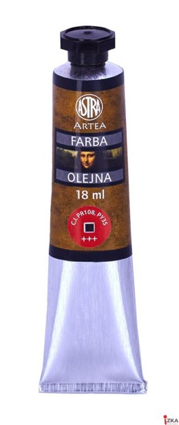 Farba olejna Astra tuba 18ml - kadmium czerwony jasny, 83410956