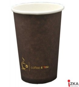 Kubek papierowy 250ml z nadrukiem COFFEE 4 YOU (100szt.) 46569