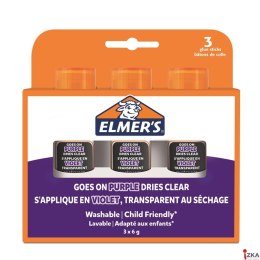 Klej purple w sztyfcie 6g, 3 na blistrze ELMERS 2136613