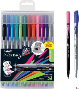 Flamastry BIC Intensity Fine mix AST+FUN Etui 20szt, CEL1011728