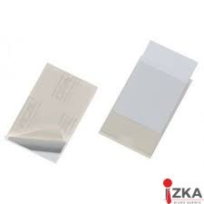 POCKETFIX Kieszonka samoprzylepna na wizytówki 93x62 mm, 100szt. przezroczysta 837919 DURABLE