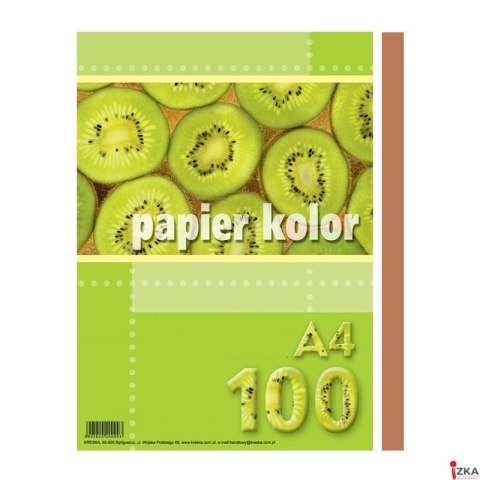 Papier xero A4 brązowy (100 arkuszy) KRESKA