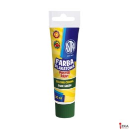 Farba plakatowa Astra tuba 30 ml - ciemna zieleń, 83110906