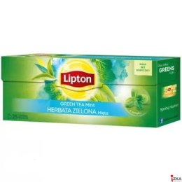 Herbata LIPTON GREEN TEA MINT 20 torebek zielona z nutą mięty