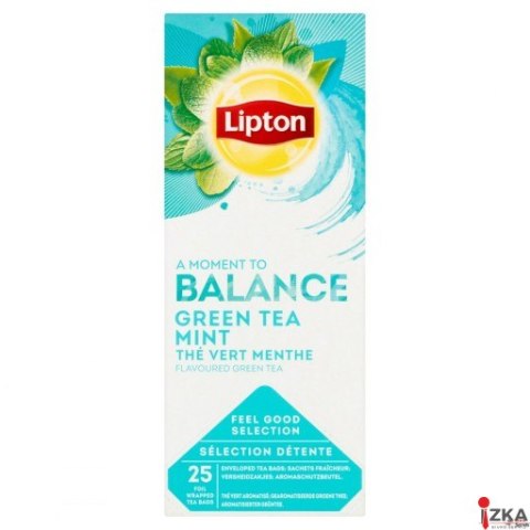 Herbata LIPTON BALANCE Green Tea Mint (25 kopert fol.)