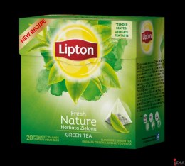 Herbata LIPTON PIRAMID GREEN FRESH NATURE 20t zielona GREEN TEA