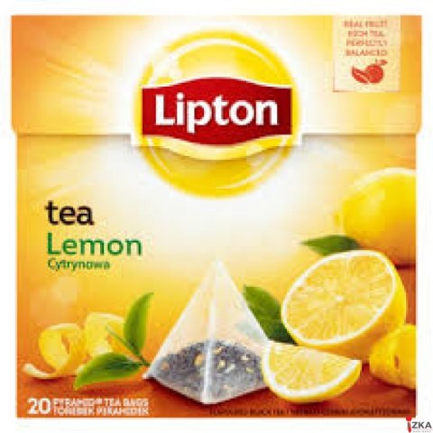 Herbata LIPTON PIRAMID LEMON cytryna (20 saszetek)