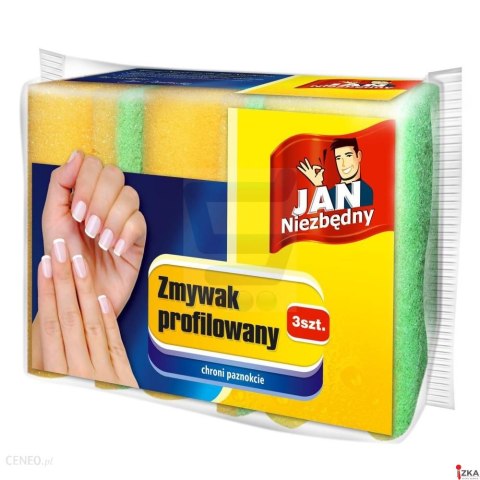 JAN NIEZBĘDNY Zmywak profilowany 3 szt. 56603