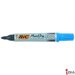 Marker permanentny BIC 2000 Ecolutions niebieski okrągła końcówka, 8209143