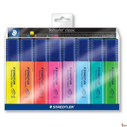 Zakreślacz Textsurfer classic, 6+2 kol. (1, 23, 4, 6, 3, 5) w etui, Staedtler S 364 WP8 A