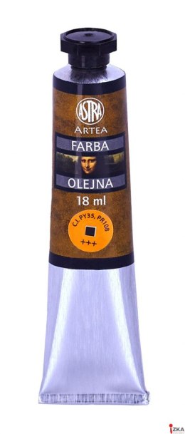 Farba olejna Astra tuba 18ml - kadmium żółty ciemny, 83410957