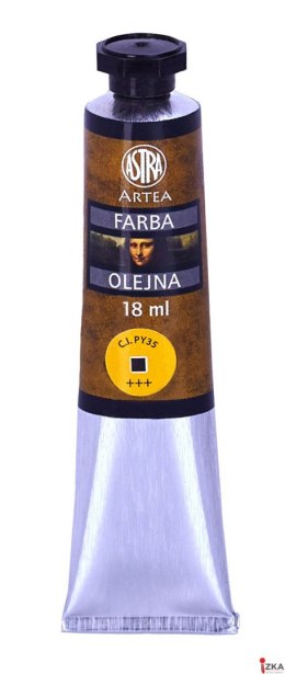 Farba olejna Astra tuba 18ml - kadmium żółty jasny, 83410958