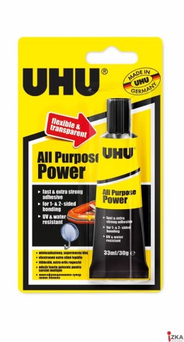 Klej UHU Power Transparent 33ml U37655