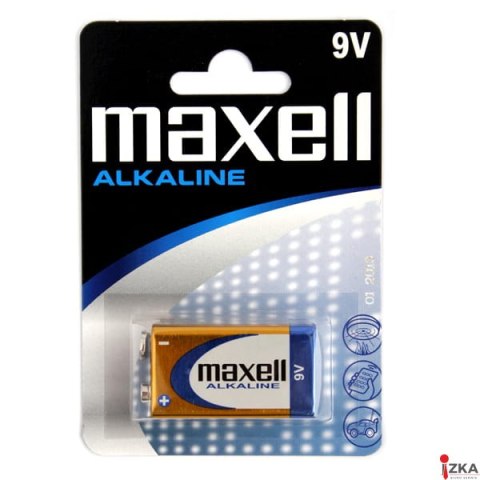 Bateria MAXELL 9V ALKALINE 6LR61