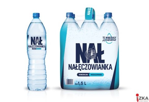 Woda NAŁĘCZOWIANKA niegazowana 1.5L butelka PET zgrzewka 6 szt.