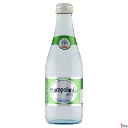 Woda STAROPOLANKA 330ml gazowana szkło zgrzewka 12szt.